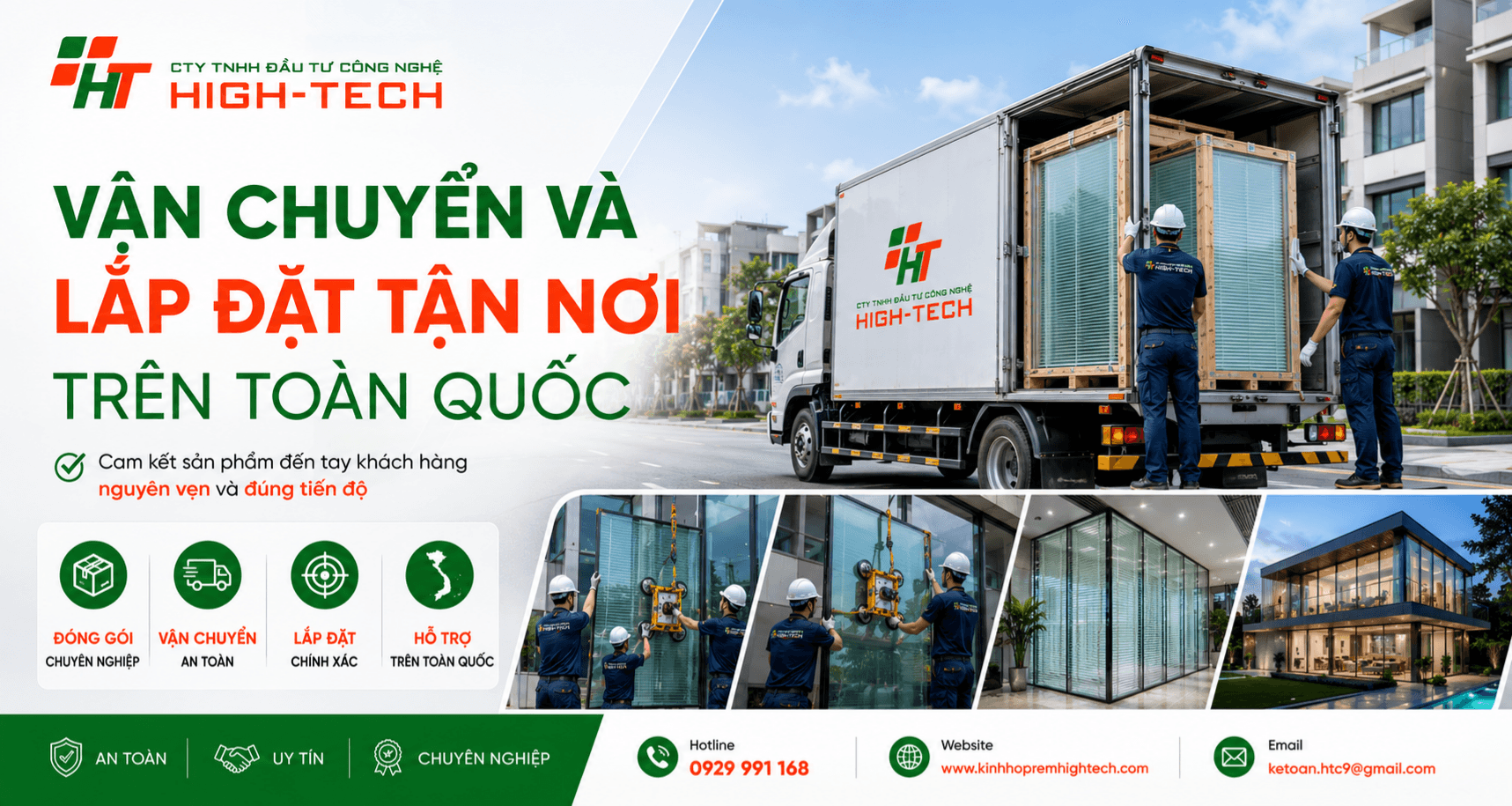 Vận chuyển và lắp đặt tận nơi