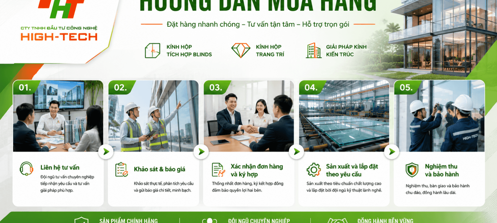 Showroom rèm cửa High-Tech
