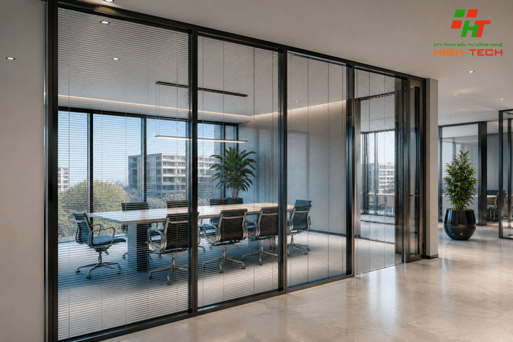 Rèm trong kính hộp High-Tech